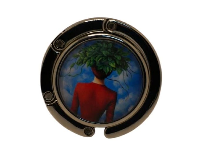 Surrealism Art, Purse Holder, Purse Hook, Bag Holder, Table Top Bag Hanger