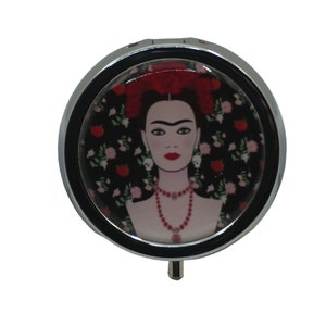 Frida Kahlo, Pill Box, Medicine Case, Trinket Box, Pill Case, Mint Box, Earring Box