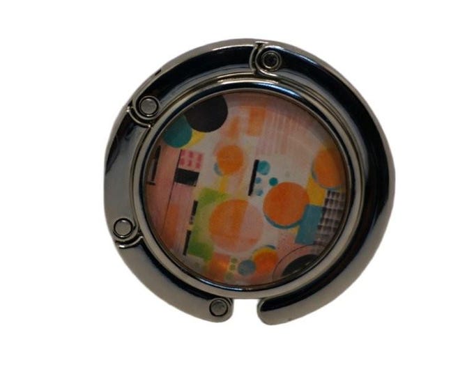 Patterned, Purse Holder, Purse Hook, Bag Holder, Table Top Bag Hanger