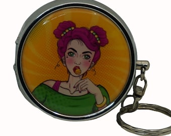 レトロガール、ロリポップ、レトロ、1950 年代、1960 年代、携帯灰皿