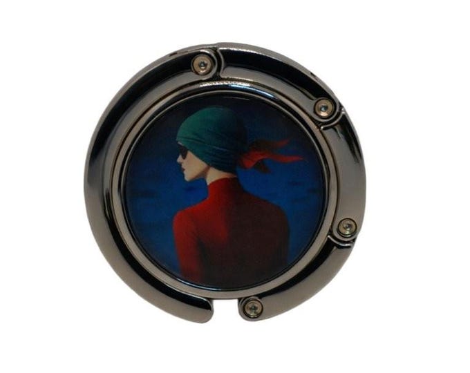 Surrealism Art, Purse Holder, Purse Hook, Bag Holder, Table Top Bag Hanger