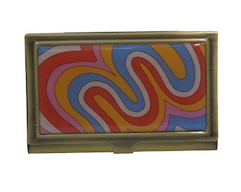 Melbourne, Flinders Street Station,, Card Holder, Metal Business Card Case, Cigarette  Case, Credit Card Case, Business Card Holder