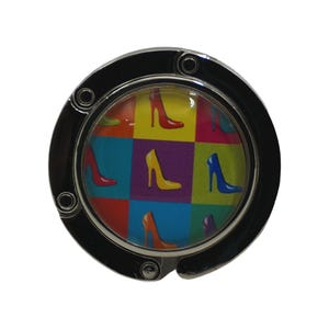 Pop Art, Shoes, Purse Hook, Bag Holder, Table Top Bag Hanger
