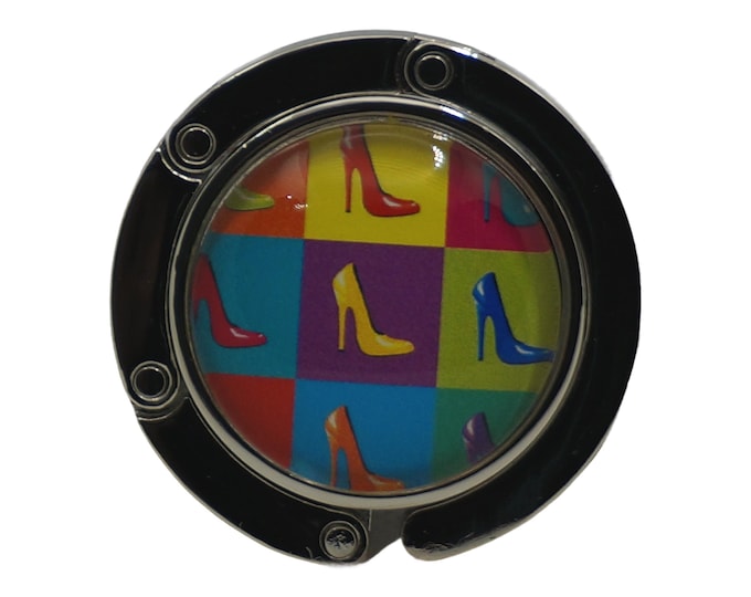 Pop Art, Shoes, Purse Hook, Bag Holder, Table Top Bag Hanger