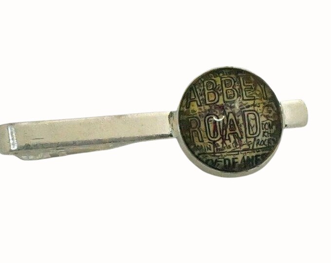 Tie Clip Tie Bar Accessories 1.8cm Glass The Beatles Abbey Road