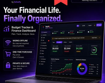 Panel Vault Finance | Śledzenie wydatków offline, Planowanie rachunków (zakup jednorazowy)
