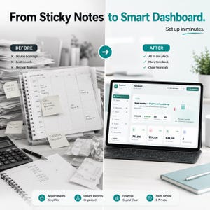 Dental Clinic Management System | Dentist Appointment Scheduler | Patient Tracker | Financial Dashboard | Offline P&L image 3