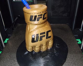 3D Printed UFC Glove Pen Holder, MMA Desk Organizer, Fighter Pencil Cup
