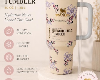 Stanley x LoveShackFancy Ribbon Rose 40oz Quencher Tumbler – Limited Edition