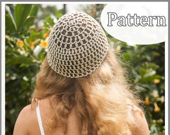Pattern-Needle Tatting-Tatted Hat - Cap - Beanie PDF Pattern by RustiKate (Great Beginner & Intermediate Project!)