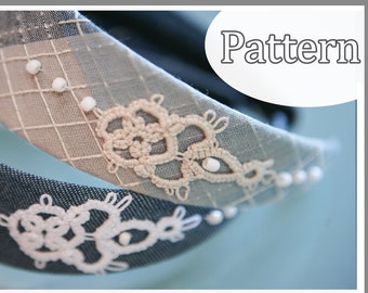 Pattern-Needle Tatting- Tatted Medallion - PDF Pattern by RustiKate (Great Beginner & Intermediate Project!)