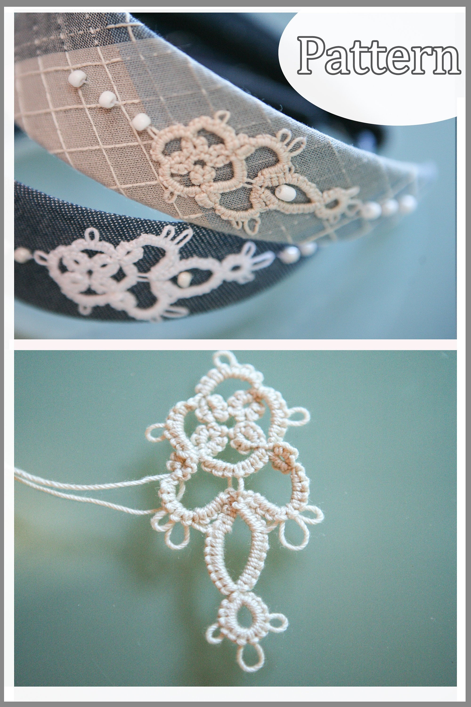 Patternneedle Tatting Tatted Medallion PDF Pattern by Rustikate great