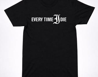 Vintage 2000's EVERY TIME I DIE Tee Metalcore Band T-shirt Rock