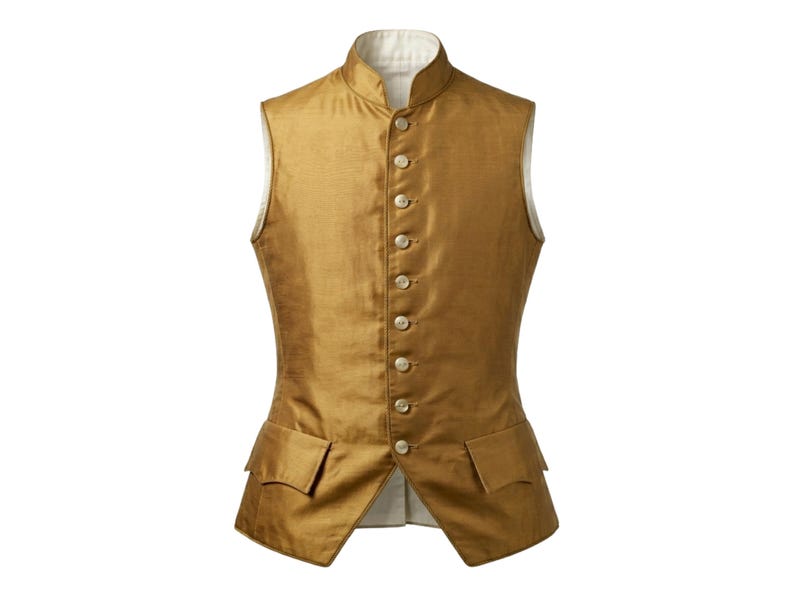 18th Century Colonial Frock Coat Suit Green Velvet Gold Trim Georgian ...