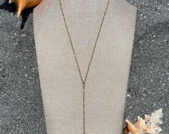 Mana Drop Lariat Necklace