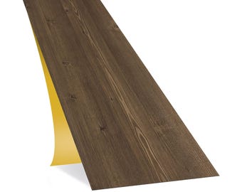 Selbstklebende Holzparkettfliese, wasserfeste Vinyldiele (25 x 80 cm)
