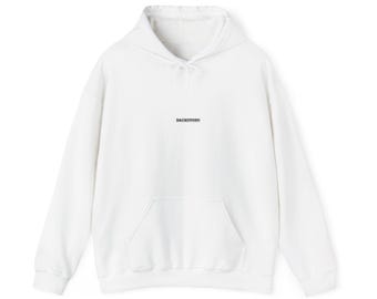 Graphic Hoodie Back print- Minimal streetwear Hoodie- Unisex Oversized
