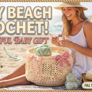 Häkelanleitung für eine Netz-Tragetasche (PDF), Häkelanleitung für eine Markttasche, Strandtasche für den Sommer, Einkaufstasche mit V-Stich, wiederverwendbare Einkaufstasche für Anfänger