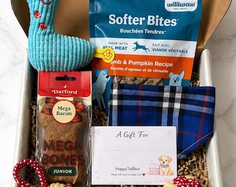 Dog Gift Box for Dog Owners, Puppy Gift Box, Dog Mom Gift, Birthday Dog Gift Basket, New Puppy Box, Dog Lovers Gift Set, Pet Lover Gift Set