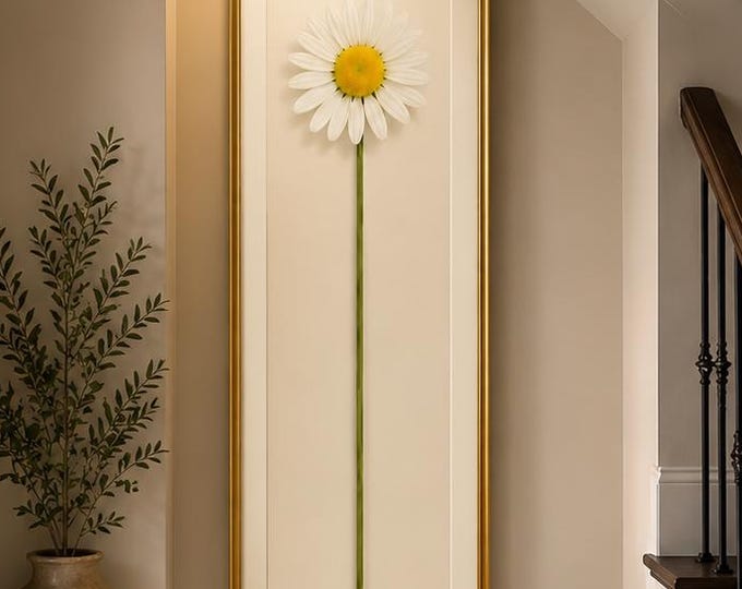 Daisy Fine Art Print – Limited Edition Gold Framed Wall Art - Giclée - Interior Design