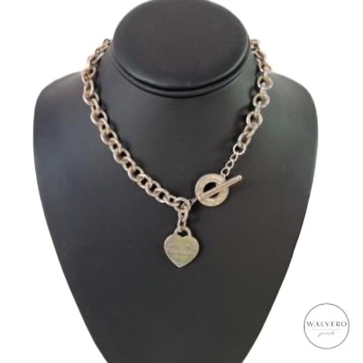TIFFANY&Co. ハート トグル リターントゥ チェーンチョーカー