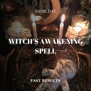 Witch Awakening Spell, Activate Inner Magic and Spiritual Power, Powerful Energy Awakening Ritual, Same Day Cast