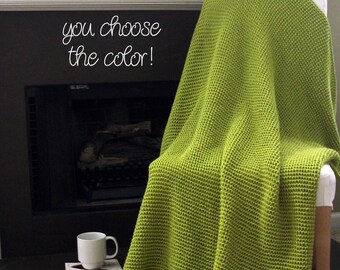 Chartreuse Blanket Etsy
