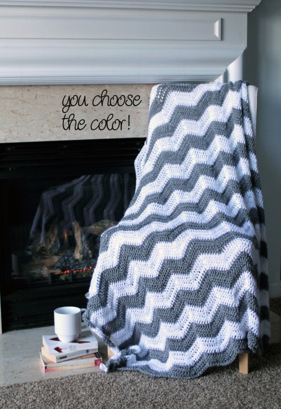 Chevron Afghan Throw Blanket Crochet Light Grey And White Etsy Mesmerizing Grey And White Chevron Throw Blanket Chevron Afghan Throw Blanket Crochet Light Grey And White Etsy Mesmerizing Grey And White Chevron Throw Blanket