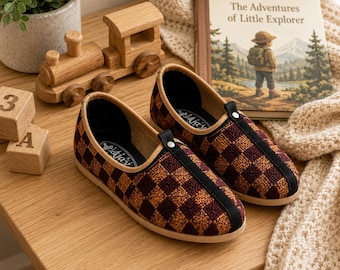 Handmade Kids Ethnic Shoes, Toddler Slip On Loafers, Boho Baby Flats, Indian Traditional Kids Footwear, Soft Comfortable Shoes