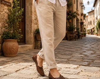 Jutti da uomo in pelle marrone fatte a mano, Khussa tradizionali punjabi da uomo, scarpe basse in pelle traforata, calzature comode da infilare.
