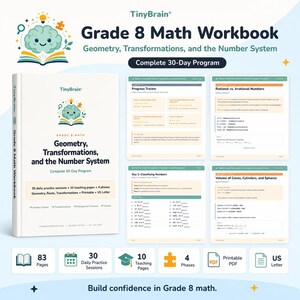 Matematik för årskurs 8: Geometri, transformationer och talsystem (digital)