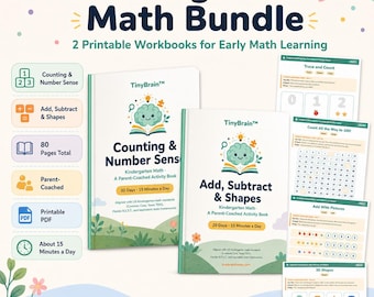 Paquete digital para el desarrollo de la fluidez matemática en preescolar: conteo, suma, resta y figuras geométricas.