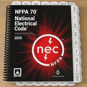 NFPA 70 National Electrical Code 2020 Spiral Bound Highlighted & Tabbed Exam Reference Book
