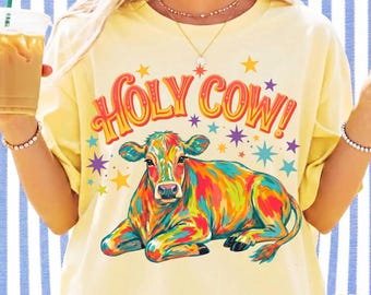 Vaca Santa PNG, PNG de Tendencia, Vaca PNG, Frase Atractiva PNG, Animales PNG, Agricultura PNG, PNG Femenino, Boutique PNG, Gráfico PNG, PNG Divertido