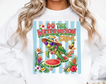 PNG de sandía gateando, PNG femenino, PNG de boutique, PNG preppy, PNG femenino, PNG de tortuga, PNG de tendencia, PNG de frase pegadiza, PNG de coqueta