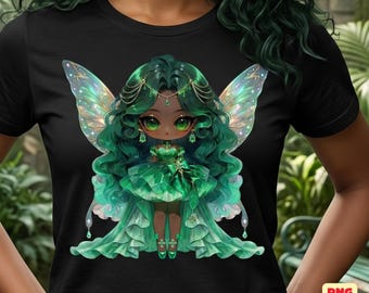 Diseño PNG de mariposa hada para sublimación, arte mágico en tonos pastel (descarga digital)