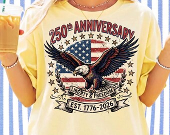 PNG del 250 aniversario de EE. UU., América 1776-2026 Águila patriótica Diseño de la Campana de la Libertad, PNG de los 250 años de Estados Unidos, PNG de sublimación del 4 de julio