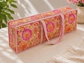 Handmade Quilted Mahjong Bag | Tile Pouch | Cotton Mahjong Carrying Case | Storage Organizer for Mahjong Set | Gift for Mahjong Lovers product logo