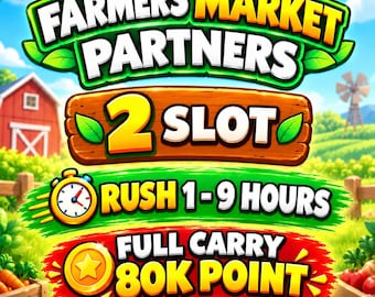 FARMERS MARKET Partners Event Monopoly GO Rush 2 Slot - Full Carry 80K Point Cheapest