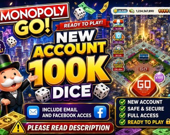 Monopoly_Go Nytt konto 100 000 tärningar - Snabb respons