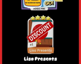 Lisa presenterar - Monopoly Go 4 Star Stickers - Nytt album (snabb leverans)