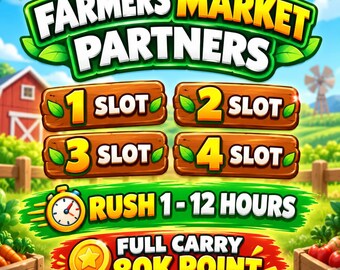 Farmers Market Partners - Monopoly_Go Events on Sept 15th ( RUSH - Full Carry 80K Point )