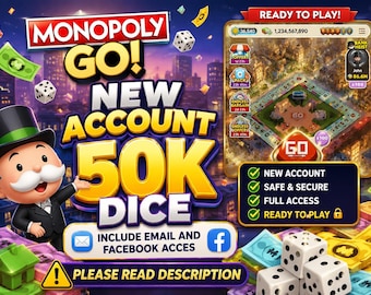 Monopoly_Go Nytt Konto 50 000 Tärningar - Snabbt Svar