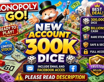 Monopoly_Go Nytt konto 300 000 tärningar - Snabb respons