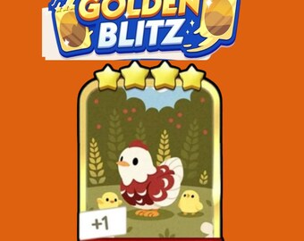 Family Portrait Golden Blitz Monopoly Go 4 Star Stickers - Happy Harvest Album ( Fast Delivery )