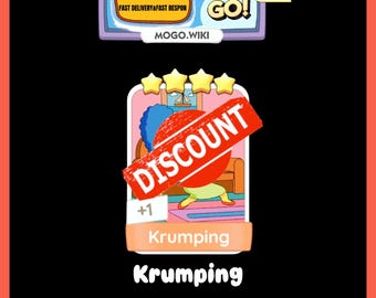 Krumping - Monopoly Go 4 Star Stickers - Nytt album (snabb leverans)