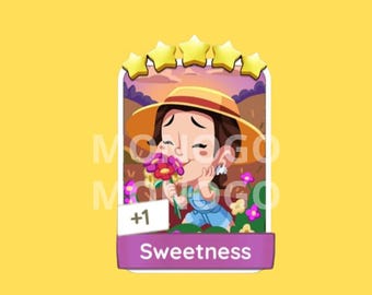 Sweetness - Monopoly_Go Sticker 5 Star - Happy Harvest Album ( Fast Delivery )