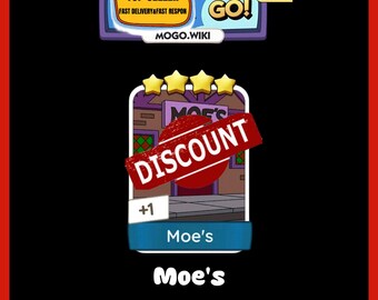 Moe's - Monopoly Go 4 Star Stickers - Nytt album (snabb leverans)