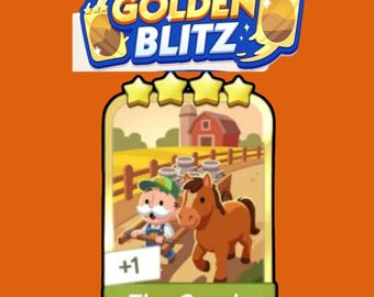 Monopoly Go Golden Blitz The Goods - 4 Star Stickers - Happy Harvesst ( Fast Delivery )