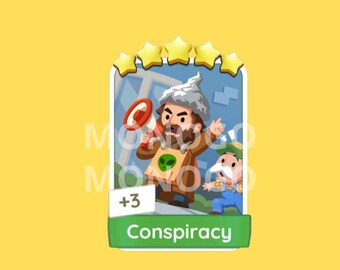Conspiracy - Monopoly_Go Sticker 5 Star - Happy Harvest Album ( Fast Delivery )